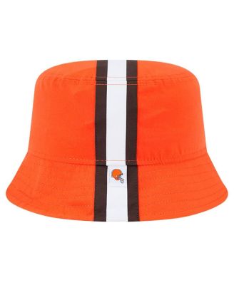 Men's Orange Cleveland Browns Helmet Bucket Hat