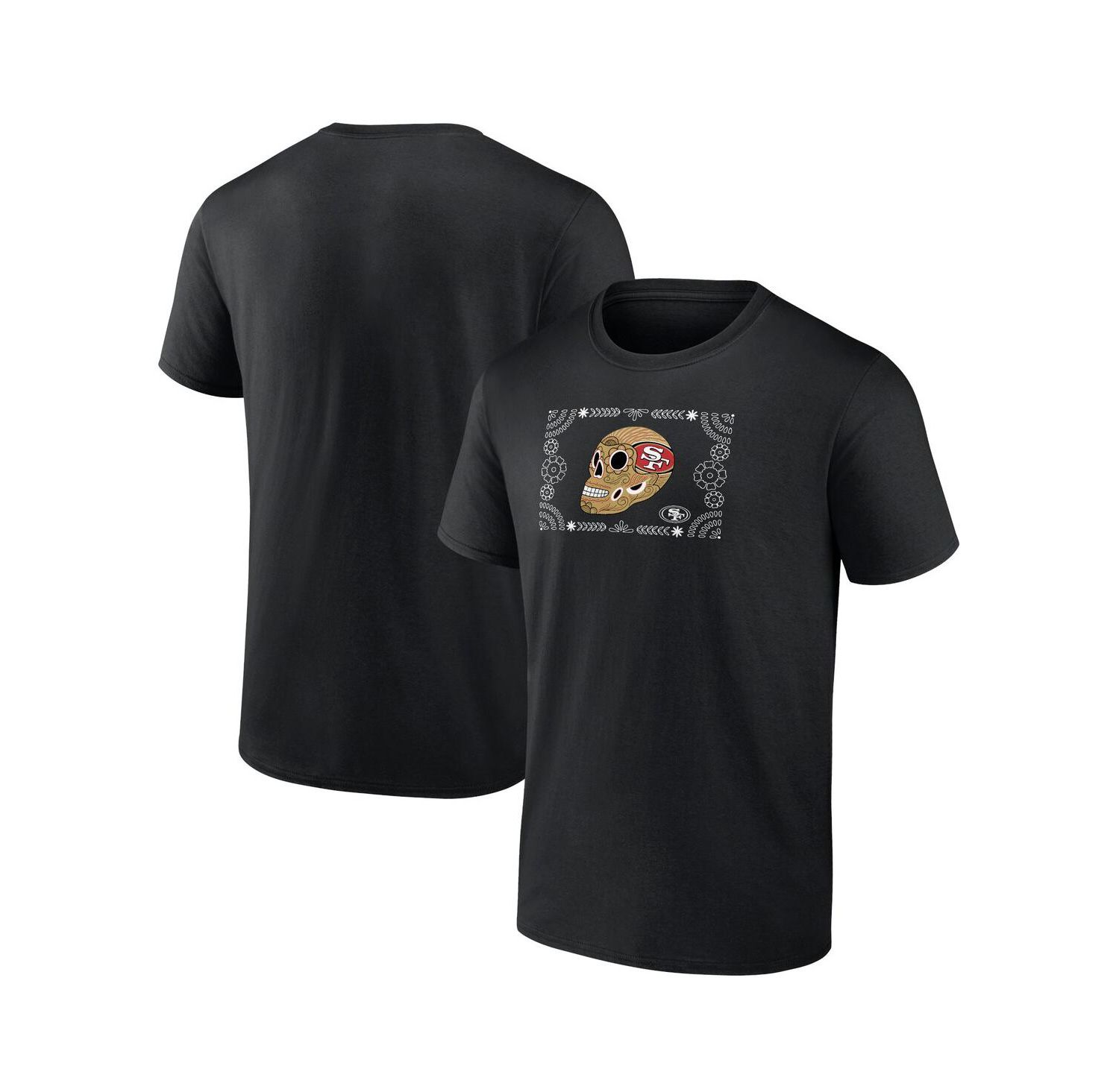 Men's Black San Francisco 49ers Sugar Skull T-Shirt