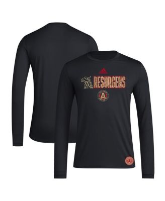 adidas - Men's Black Atlanta United FC 2024 Jersey Hook AEROREADY Long Sleeve T-Shirt