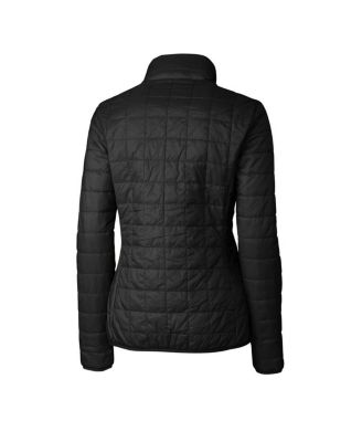 Women's Black Georgia Bulldogs Rainier Eco Insulated Puffer Full-Zip Jacket