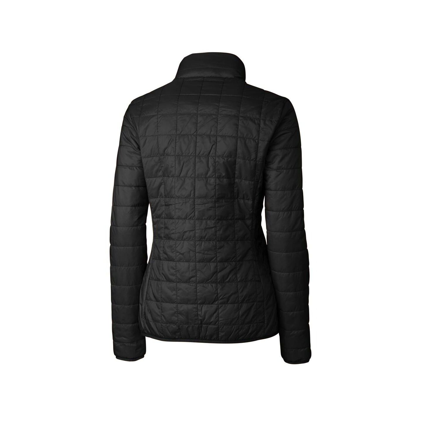Женская куртка Cutter & Buck Black Georgia Bulldogs Rainier Eco Insulated Puffer Full-Zip — фото 2