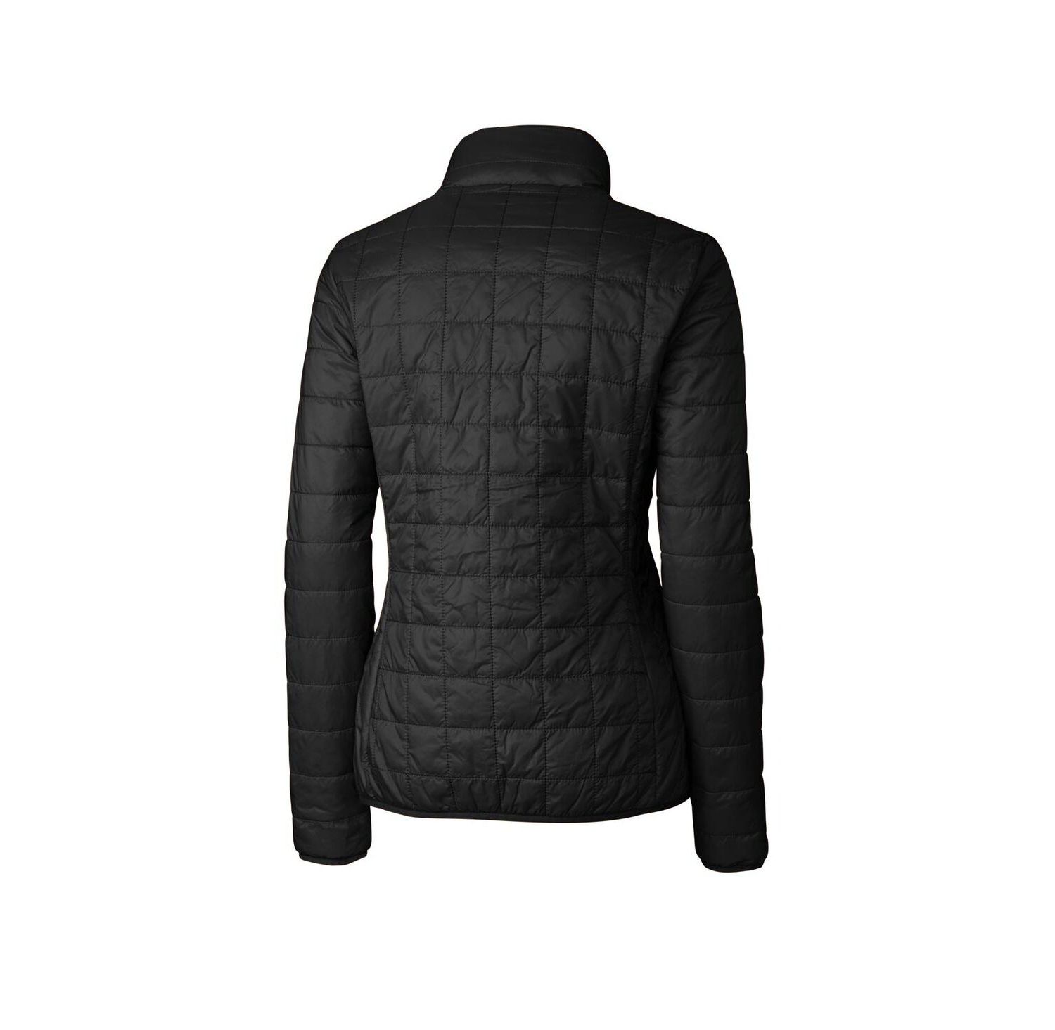 Women's Black Georgia Bulldogs Rainier Eco Insulated Puffer Full-Zip Jacket