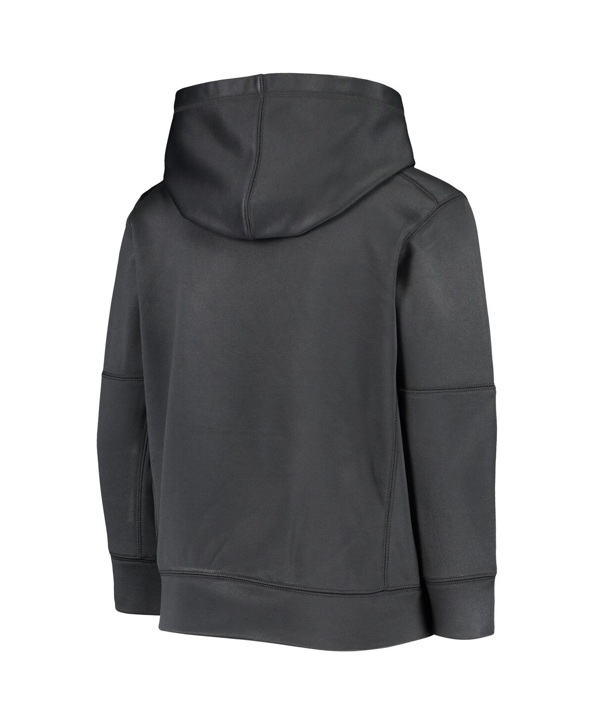 Nike Big Boys and Girls Anthracite Illinois Fighting Illini Ko Performance Pullover Hoodie