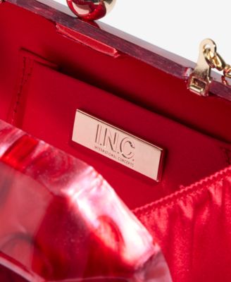 Acrylic Swirl Minaudiere Clutch, Macy's Exclusive