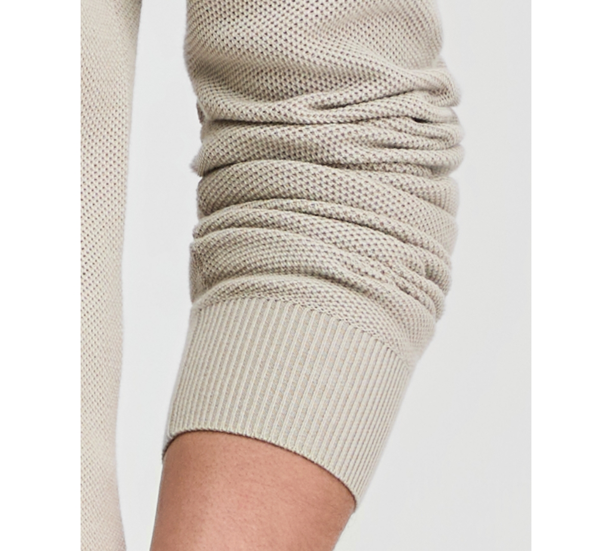 Michael Kors Men's Mouline Texture Quarter-Zip Sweater