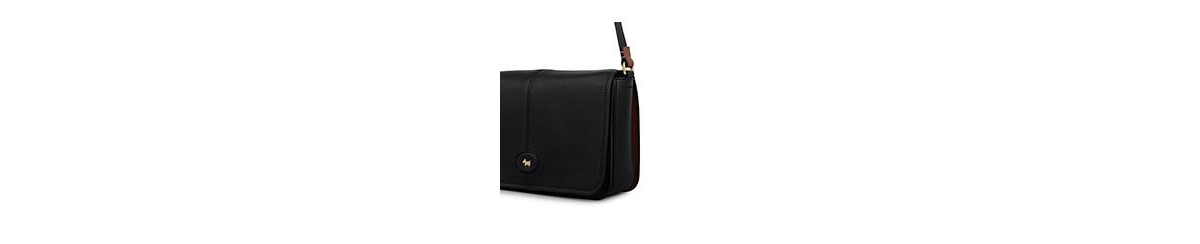 Radley London Maldon Mews Small Flapover Crossbody Bag In Black