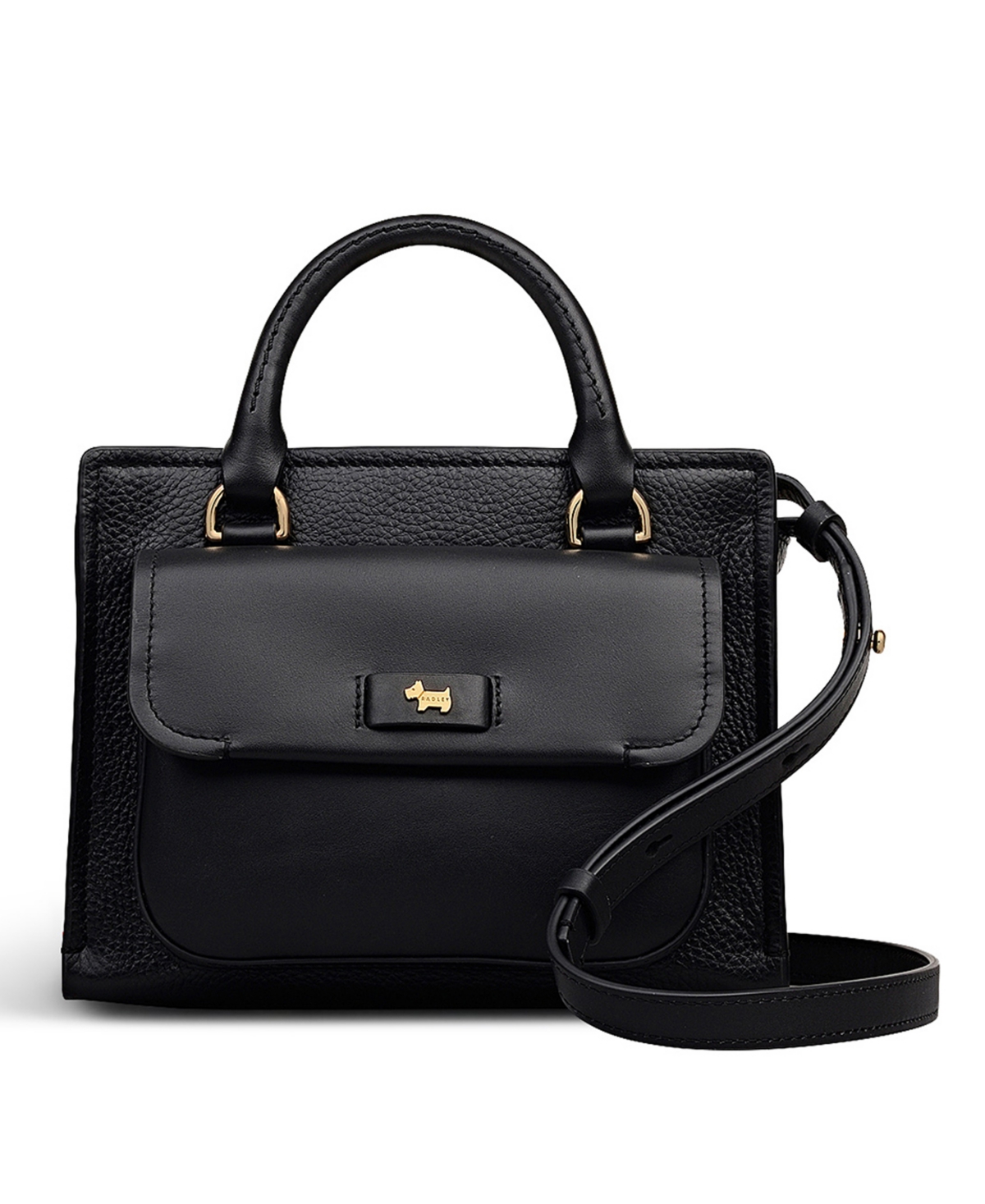 Radley London Talbot Way Small Zip Top Grab Handbag In Black