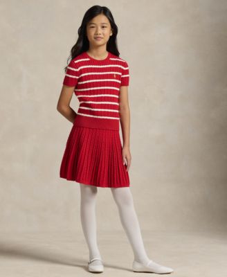 Polo Ralph Lauren - Girls 7-16 2-Piece Lunar New Year Sweater & Skirt Set