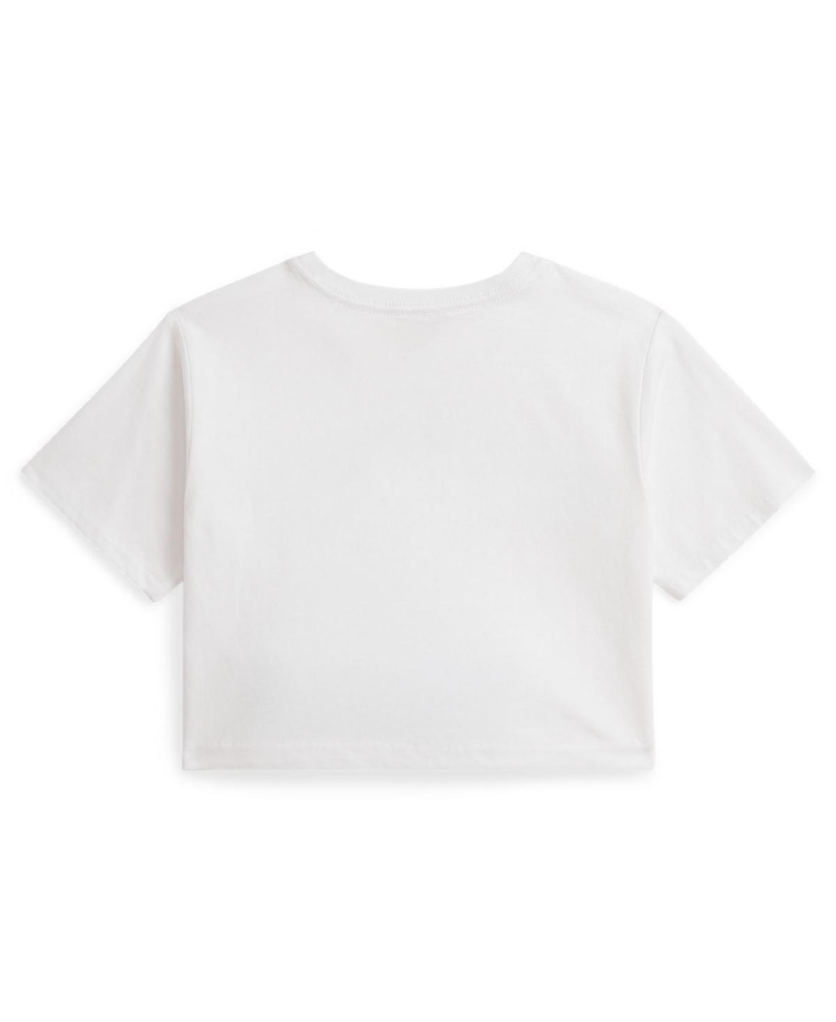 Polo Ralph Lauren Girls 2t-6x Graphic Print Boxy T-shirt In White