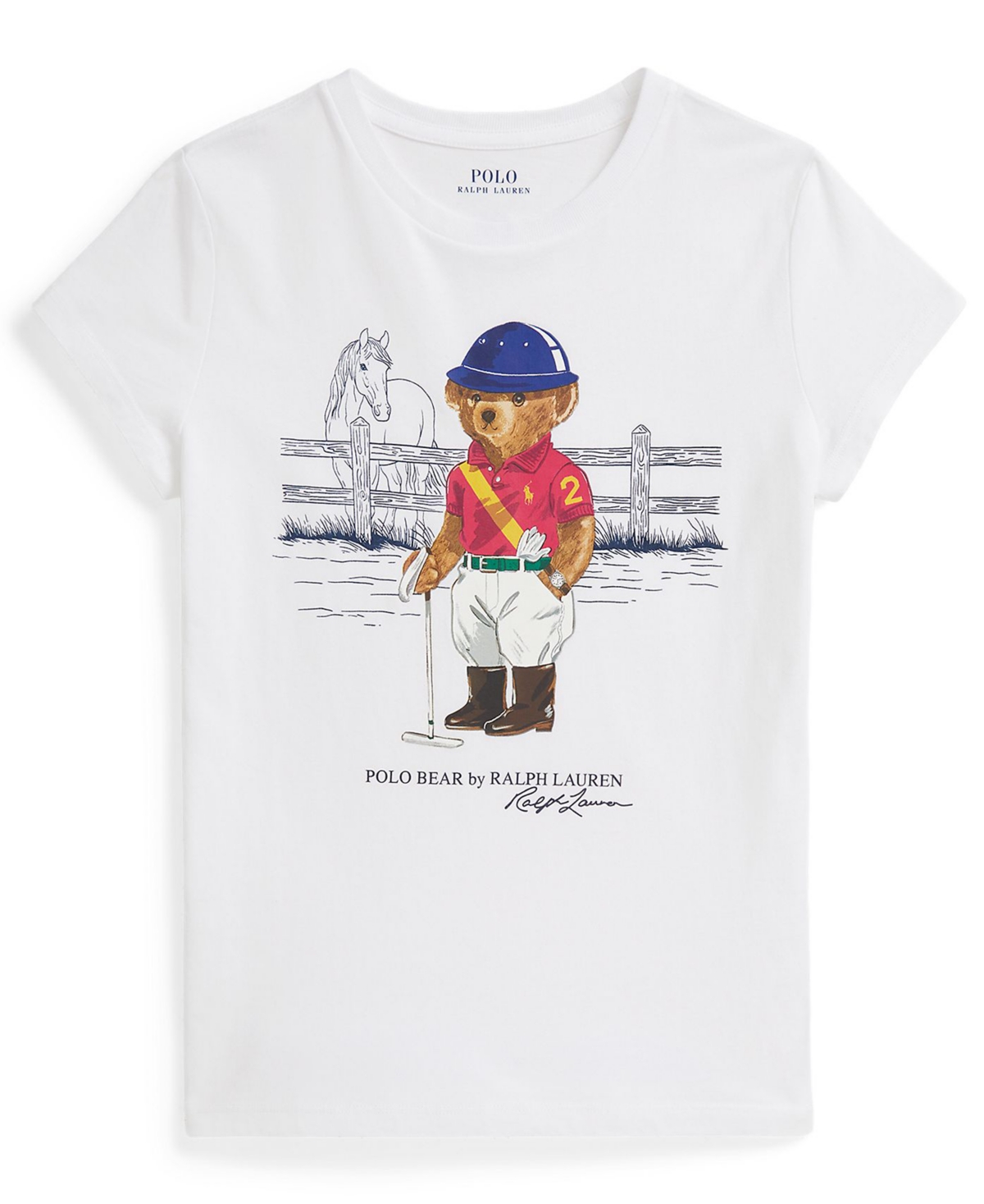 Polo Ralph Lauren Girls 7-16 Printed Short-Sleeve T-Shirt