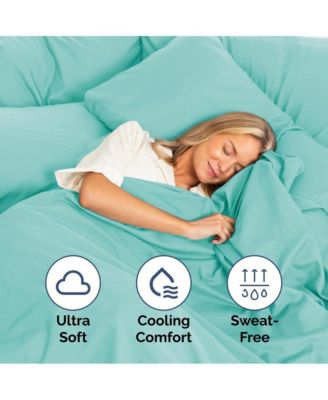 Extra Deep Pocket 18 - 24 Inch Microfiber Fitted Sheet - Twin