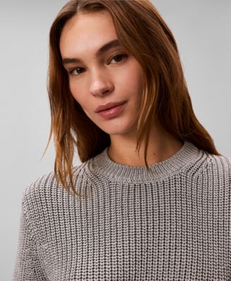 Women's Pull-On Ribbed Relaxed Sweater
