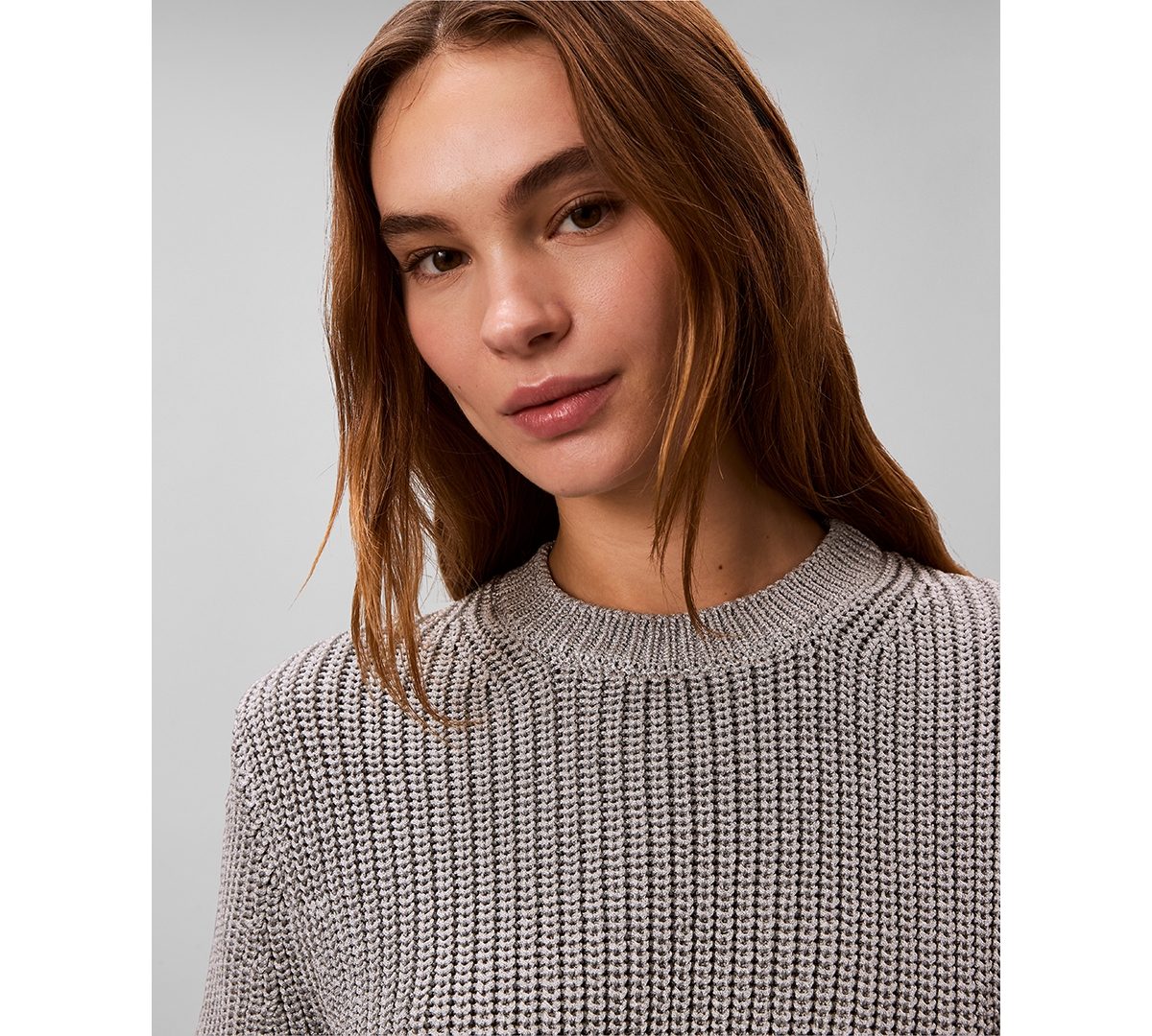 Calvin Klein Women's Pull-On Ribbed Relaxed Sweater