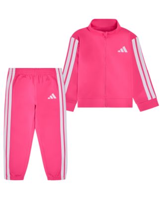 adidas - Baby Girls 2-Piece Event Track Jacket and Bottoms Set