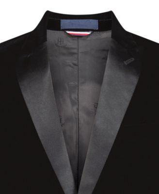 Boys' 8-20 Festive Velvet Peak Lapel Sportcoat