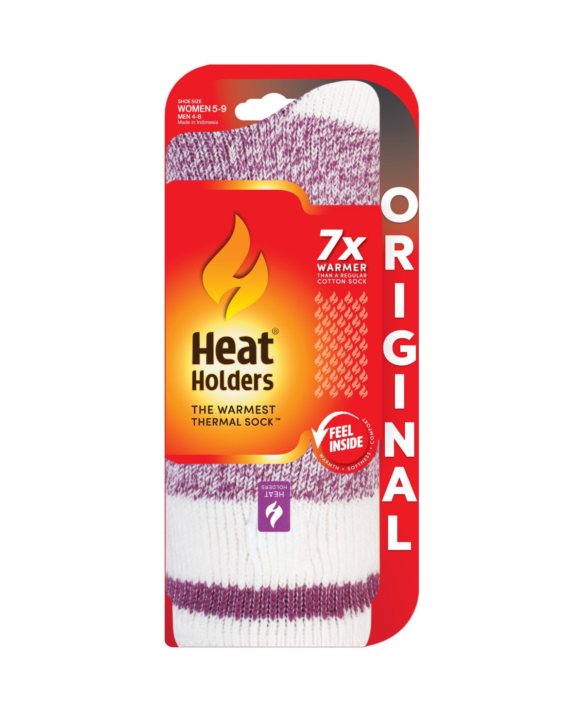 Heat Holders Women's Snowdrop Block Twist Crew Socks