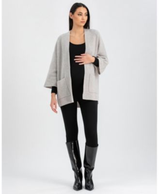 Maternity Slim Scoop Neck Maddy Jumpsuit with Long Sleeves