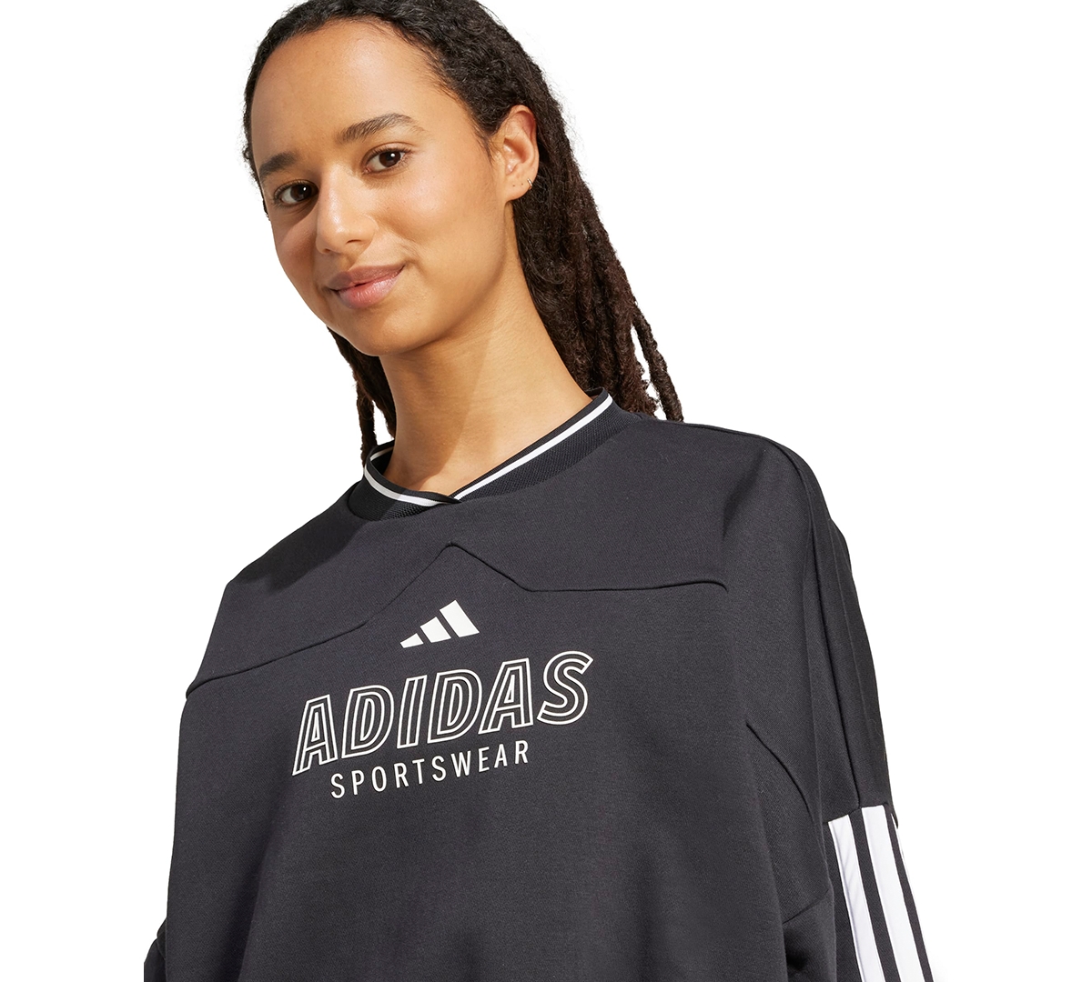 Adidas Originals Women's V-neck Sweatshirt In Multi