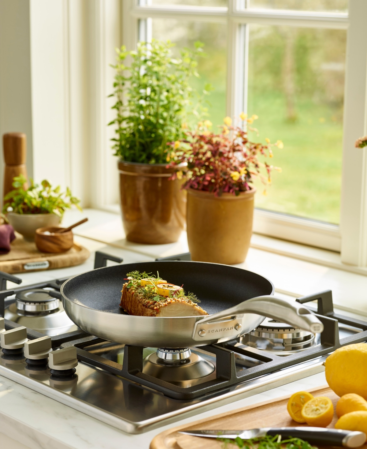 Scanpan Stainless Steel 10-Pc. Cookware Set