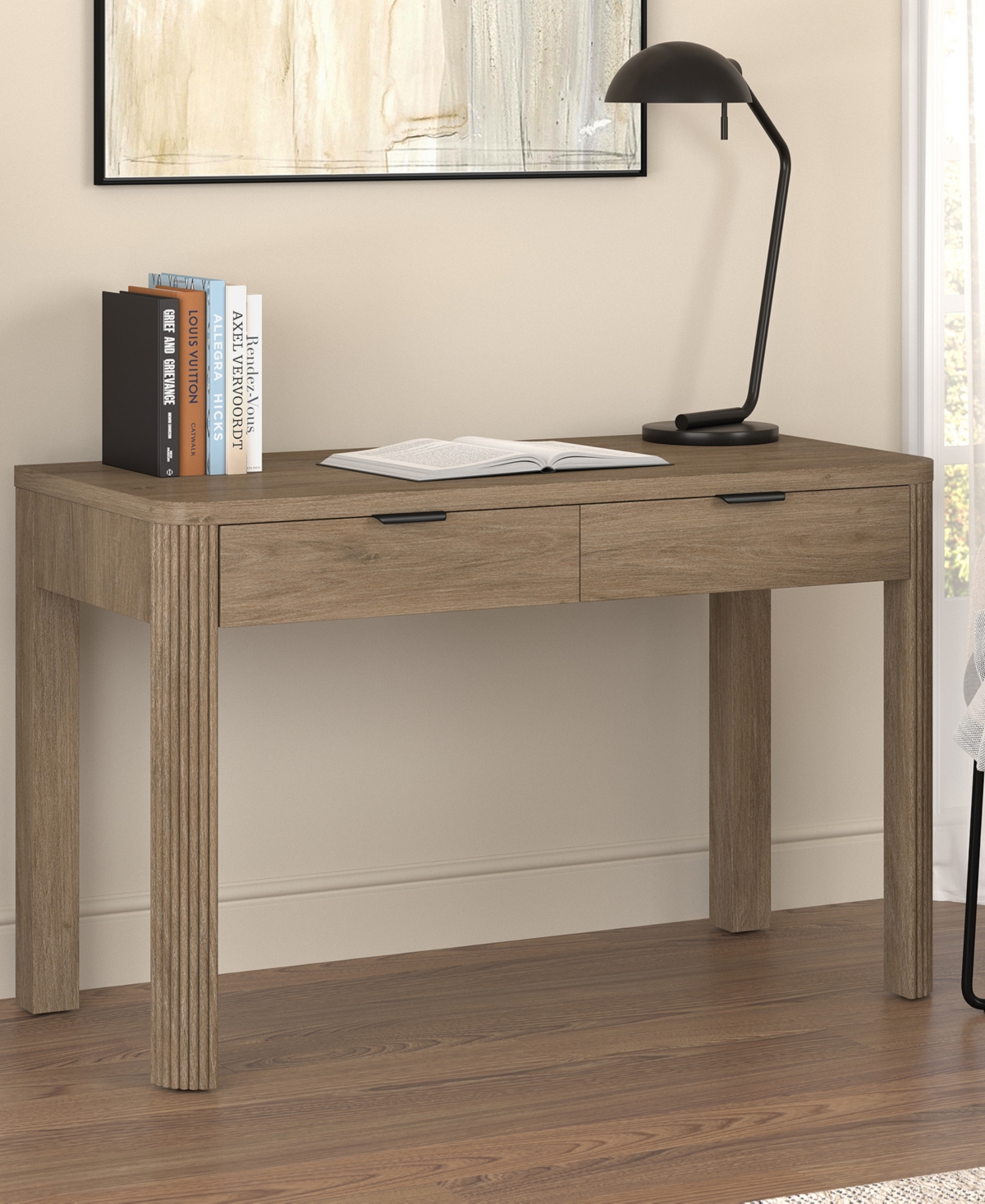 Hudson & Canal Lonsdale 48'' Wood Wide Rectangular Desk