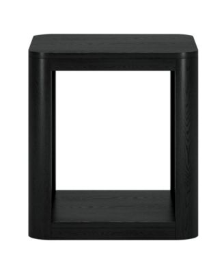 Kellan 20" Wood Wide Square Side Table