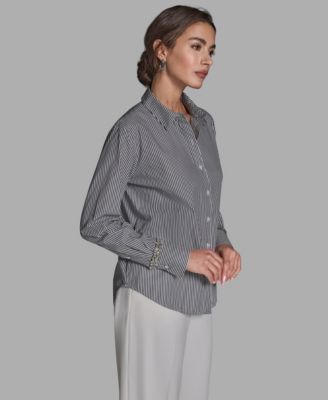 Women's Button-Down Long-Sleeve Top
