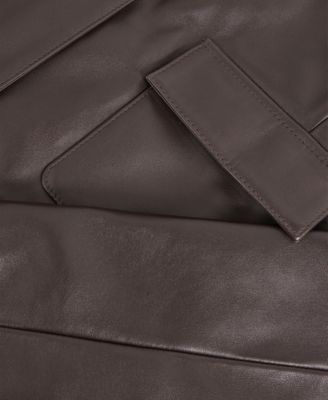 Women's Drew Collared Leather Jacket