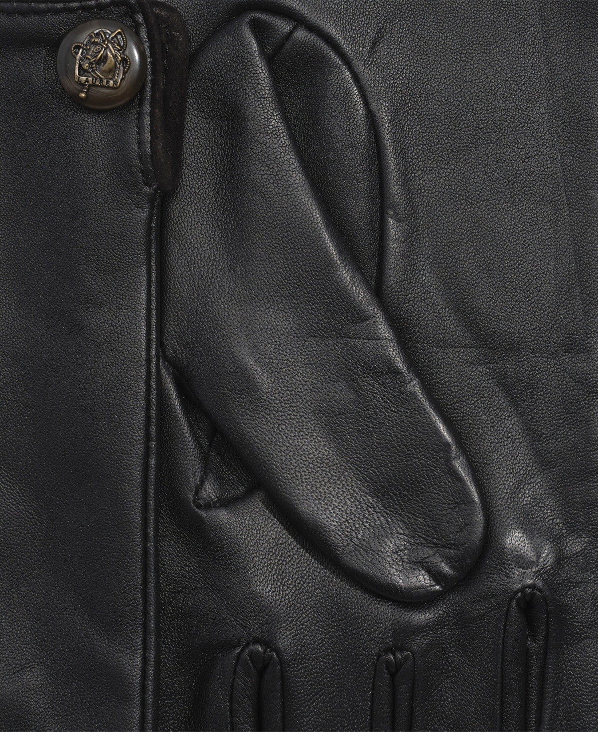 Lauren Ralph Horse Button Touch Glove