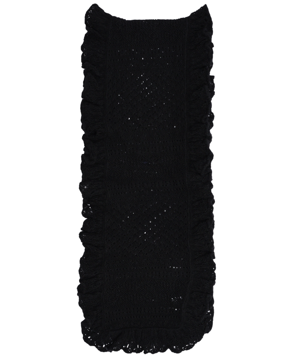 Lauren Ralph Lauren Pointelle Ruffle Scarf