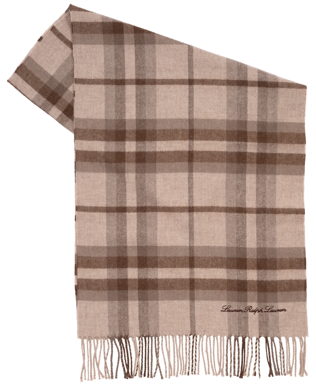 Lauren Ralph Lauren Wool Plaid Scarf