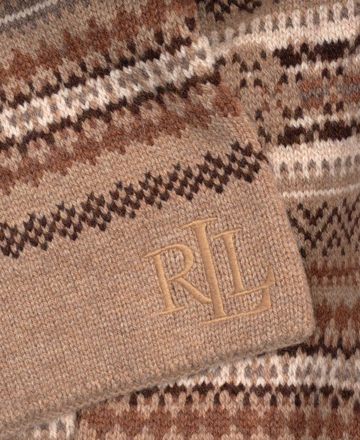 Lauren Ralph Lauren Tonal Fair Isle Scarf