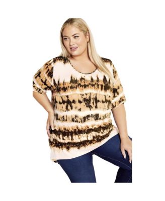 Women's Plus Size Leila Print Top