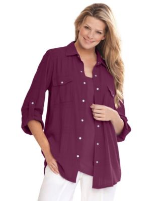 Women's Within Cotton Gauze Bigshirt