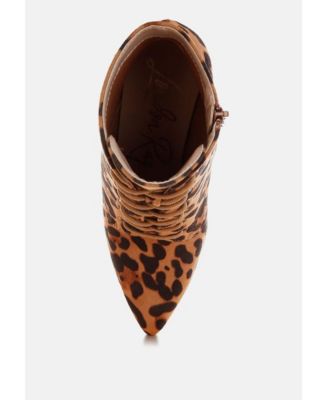 Nesta Stiletto Heel Lace Up Boots