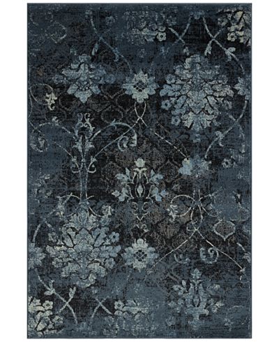 D Style Menagerie MEN2161 Denim Area Rugs