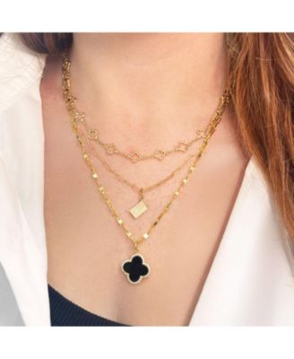 Mini Gold USA Flag Charm 14K Gold