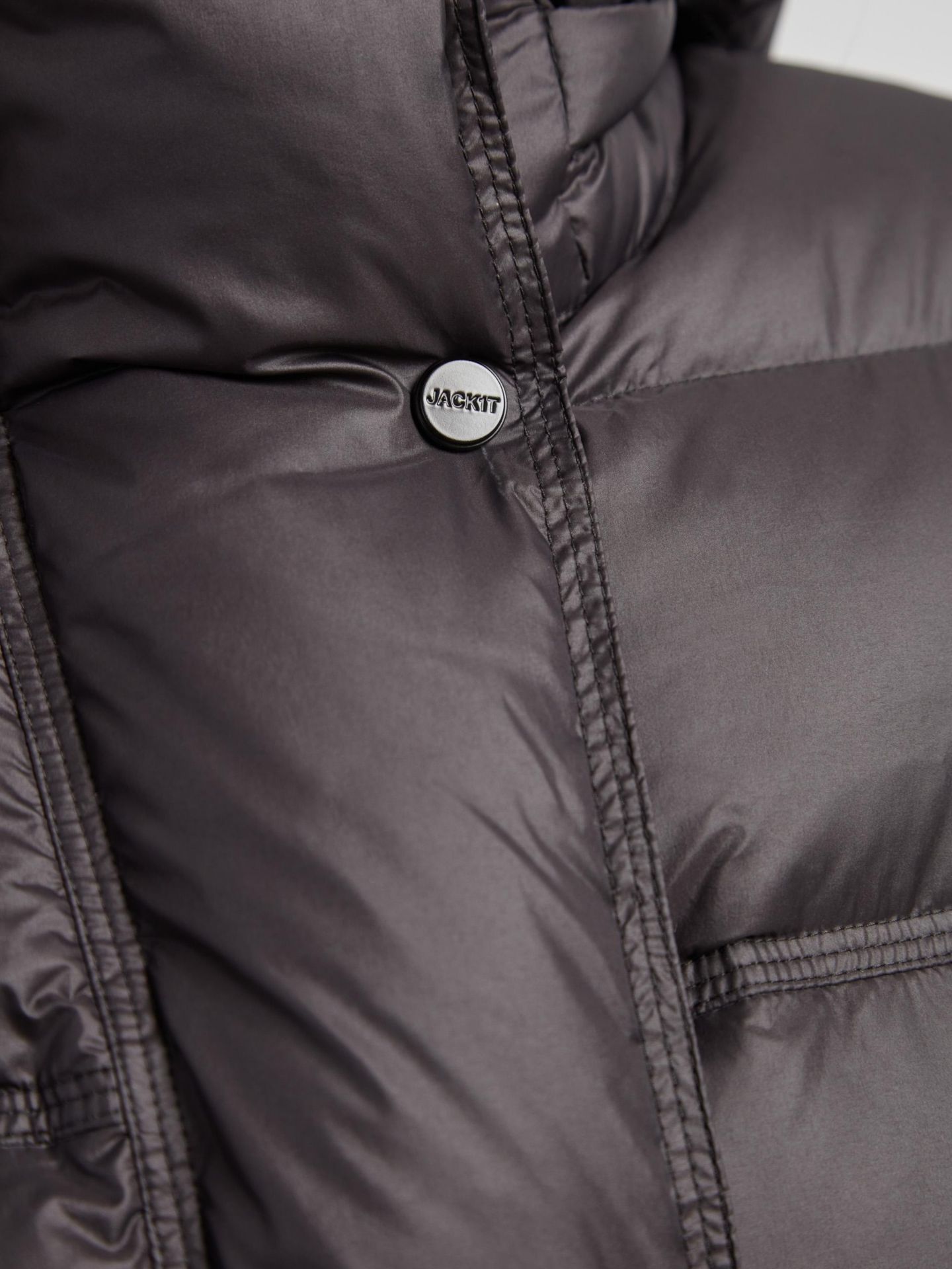 Женская куртка JACK1T Cloud Boss Hooded Puffer, цвет: Чёрный — фото 6