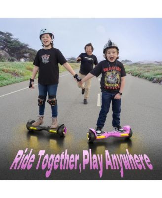 Hoverboard All Terrain Hoverboard with LED Lights & 500W Motor, Self Balancing Off Road Hoverboards with Bluetooth for Kids ages 6-12 and Adults