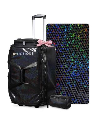 Dance Competition Bag with Wheels Dance Suitcase Travel Duffle FA Rose