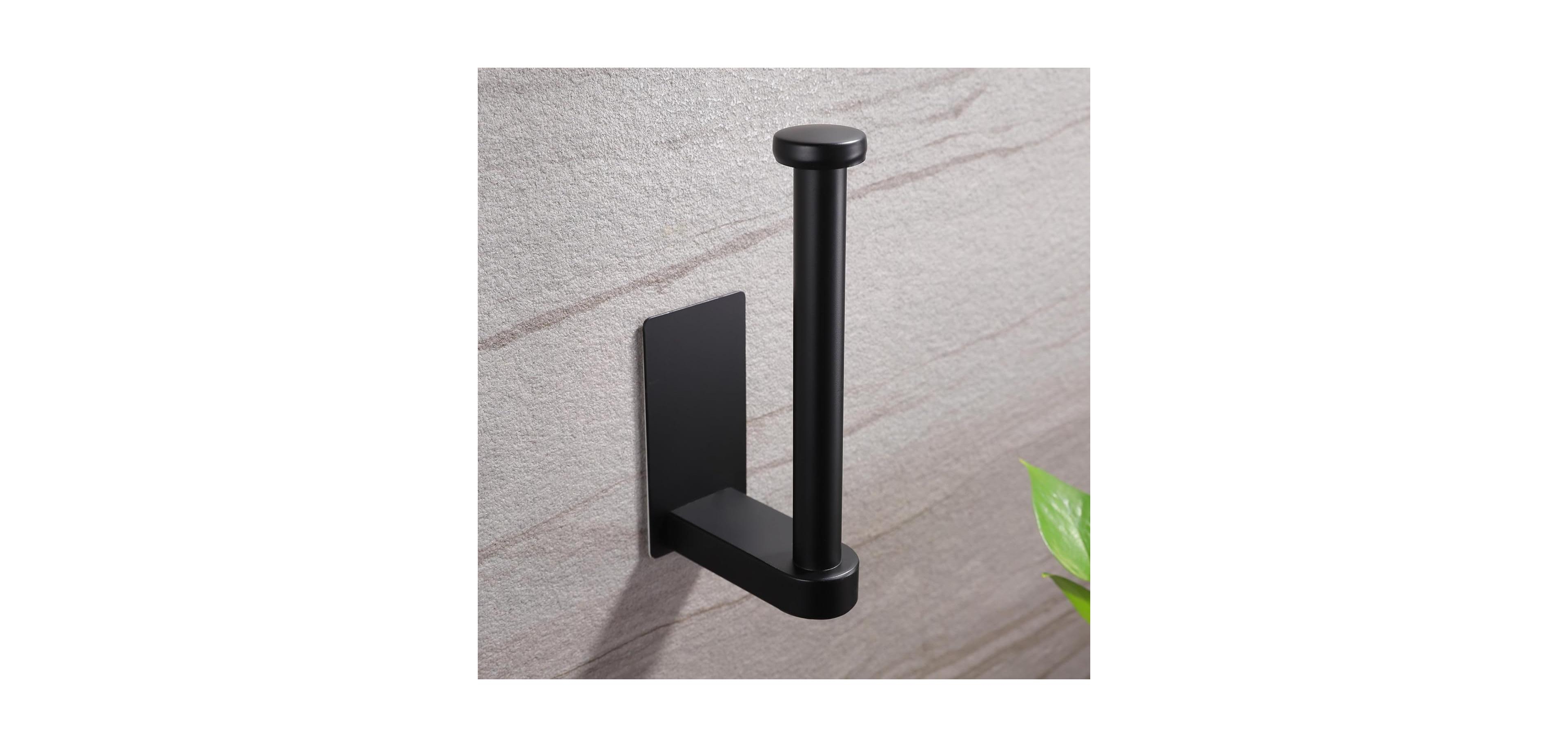 Yigii Paper Holder Self Adhesive - Comfort Room Roll Holder Adhesive Tissue Holder Stick on Wall for Bathroom and Kitchen