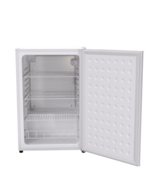 Premium 122 L Solid Door 4.3 Cu. Ft. Freestanding Under-Counter Mini Fridge in White