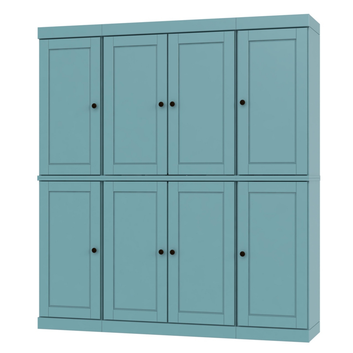 Palace Imports 100% Solid Wood 65" Pantry Cabinet with Raised Panel Doors, 2-Drawers & Adjustable Shelves