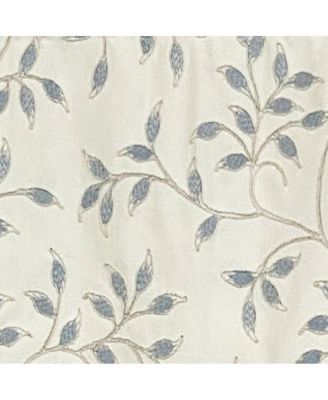 Page Turner Cornice Valance Topaz 3in Rod pocket 50in x 17in Blue by RLF Home