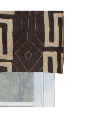 Atahaulpa Tailored Window Treatment Premium Quality Valance 3" Rod Pocket 50" x 14" Chocolate