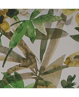 Jungla Regal 100% Cotton with Fully Lined 3" Rod Pocket Valnance for Windows 50" x 17" Forest