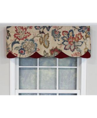 Silvia Petticoat 100% Cotton with Fully Lined 3" Rod Pocket Valnance for Windows 50" x 15" Walnut