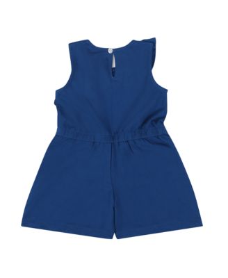 Girls Volant Ruffle Shorts Romper