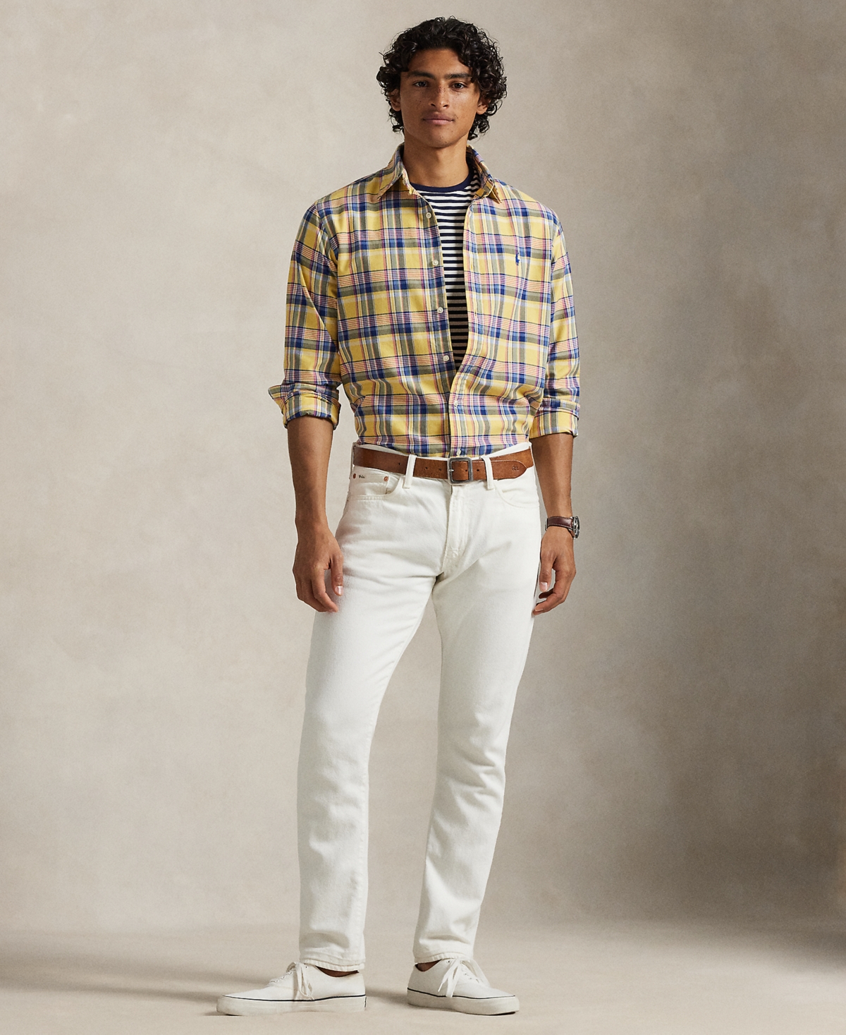 Polo Ralph Lauren Men's Classic Fit Long Sleeve Oxford Shirt In Multi