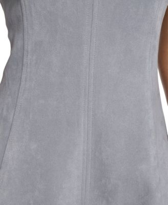 Women's Petite Short-Sleeve A-Line Dress