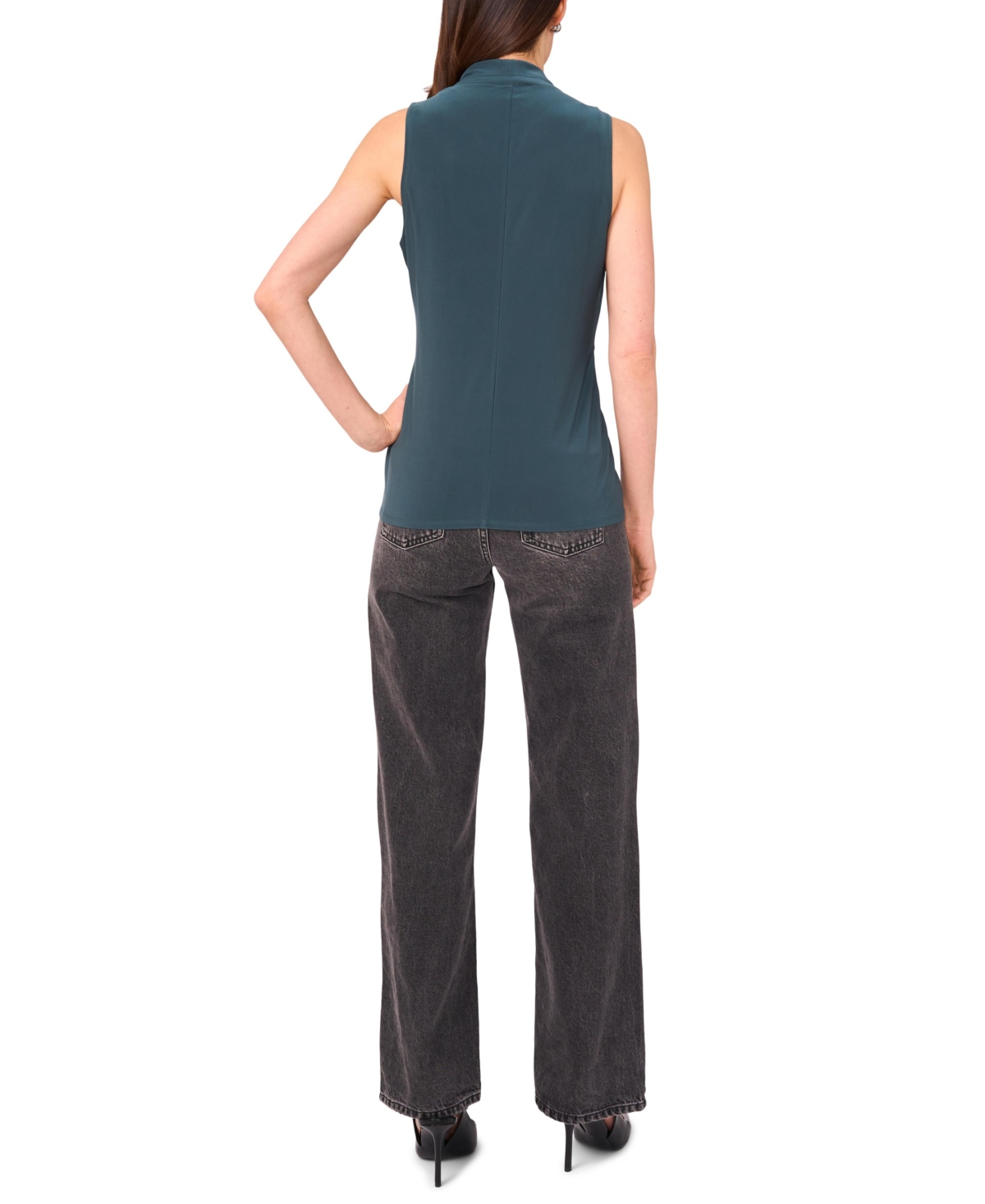 Vince Camuto Women's Crossover Wrap-Front Sleeveless Top